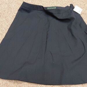 Harvé Benard Navy Skirt